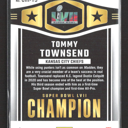 2023 Panini Donruss Champ Is Here Tommy Townsend #CIH-15