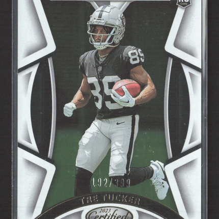 2023 Panini Certified Tre Tucker #172 RC 192/399