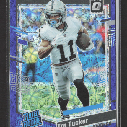 2023 Panini Donruss Optic Tre Tucker #261 blue scope