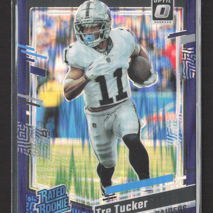 2023 Panini Donruss Optic Tre Tucker #261 Purple Shock