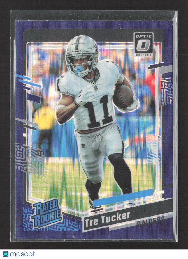 2023 Panini Donruss Optic Tre Tucker #261 Purple Shock