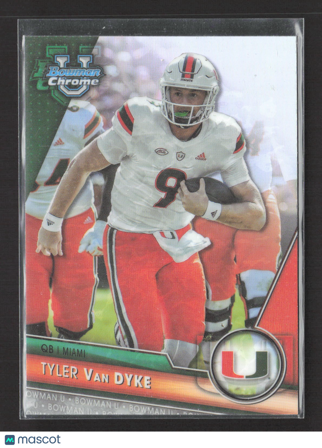 2023 Topps Bowman University Chrome Tyler Van Dyke #13 Refractor