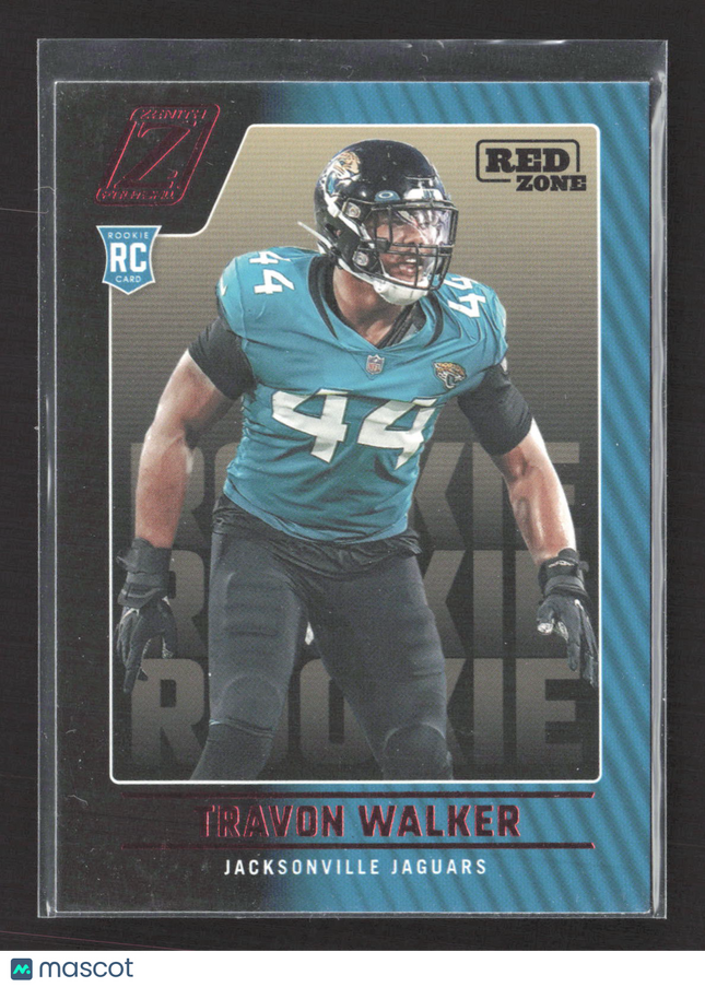 2022 Panini Zenith Football Red Zone Travon Walker #125 RC