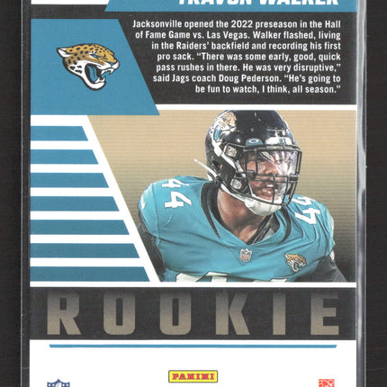 2022 Panini Zenith Football Red Zone Travon Walker #125 RC