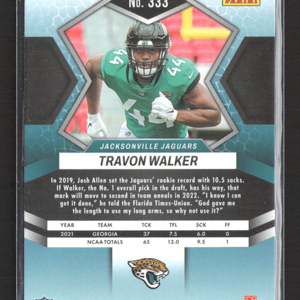 2022 Panini Mosaic Travon Walker #333 RC