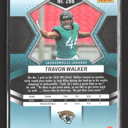2022 Panini Mosaic Travon Walker #286 RC