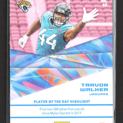 2022 Panini Player of the Day Football Travon Walker #62 RC