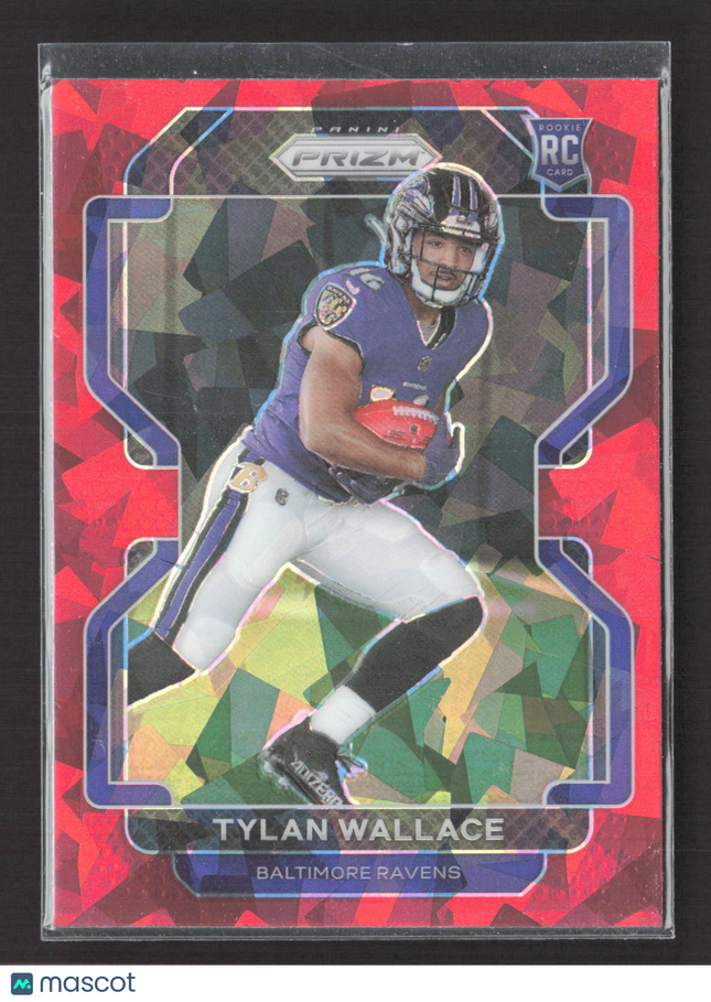 2021 Panini Prizm Tylan Wallace #356 Red ice RC