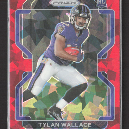 2021 Panini Prizm Tylan Wallace #356 Red ice RC