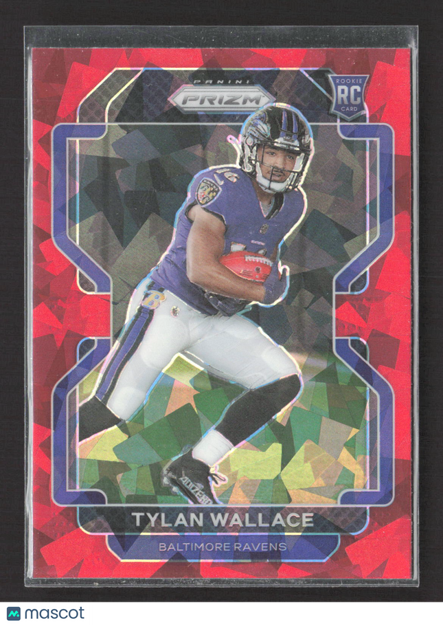 2021 Panini Prizm Tylan Wallace #356 Red ice RC