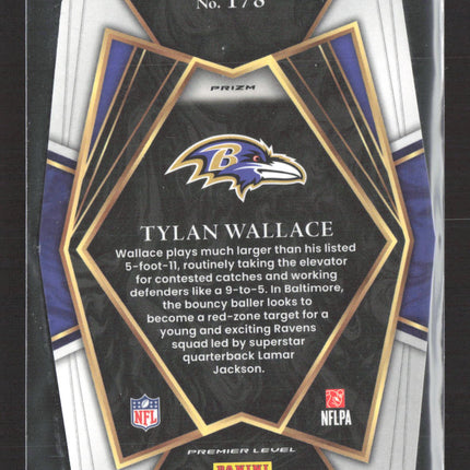 2022 Panini Select Football Tylan Wallace #178 Premier Level RC