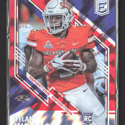 2021 Panini Donruss Elite Aspirations Tylan Wallace #199 RC /499