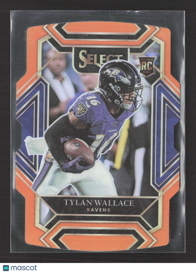 2022 Panini Select Prizm Tylan Wallace #278 Orange 017/249 RC