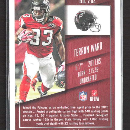 2015 Panini Contenders Football Terron Ward #262 RC auto