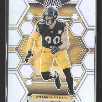 2023 Panini Mosaic Prizm T.J. Watt #205 silver