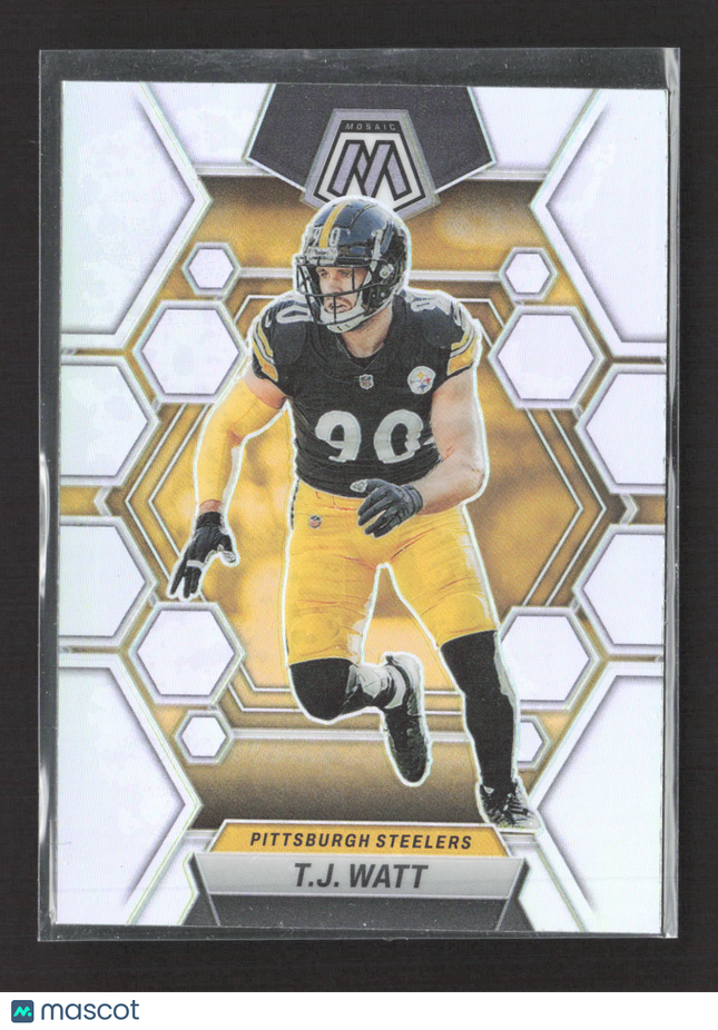2023 Panini Mosaic Prizm T.J. Watt #205 silver
