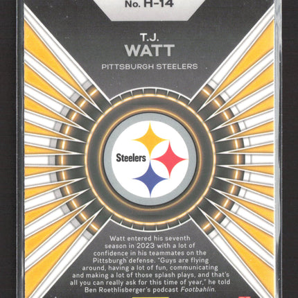 2023 Panini Prizm Hype T.J. Watt #H-14