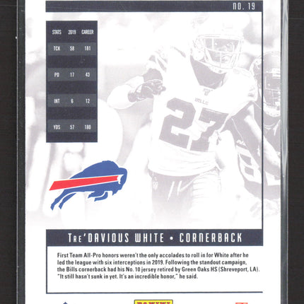 2020 Panini Luminance Tre'Davious White #19 Gold 139/299