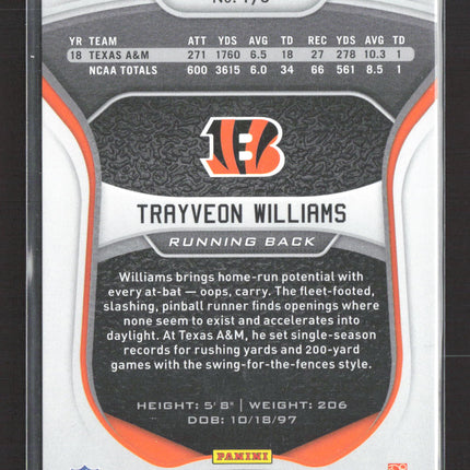 2019 Panini Certified Trayveon Williams #170 RC /399