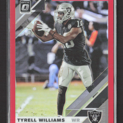 2019 Panini Donruss Optic Football Tyrell Williams #76 Red 71/99