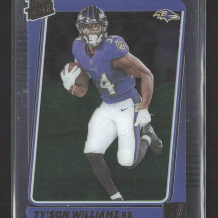 2022 Panini Clearly Donruss Ty'Son Williams #99