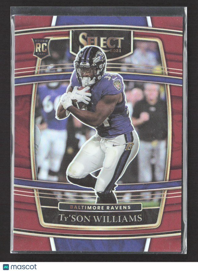 2022 Panini Select Concourse Ty'Son Williams #99 Red Prizm RC