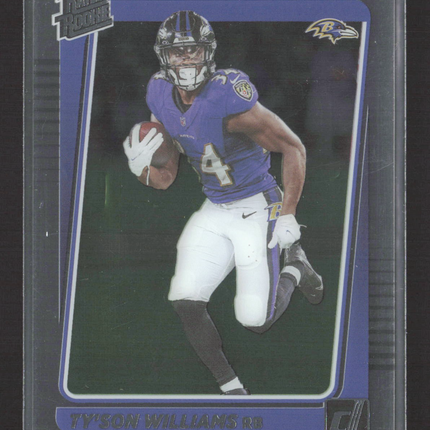2022 Panini Clearly Donruss Ty'Son Williams #99
