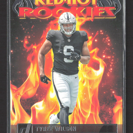 2023 Panini Donruss Red Hot Rookies Tyree Wilson #RHR-2
