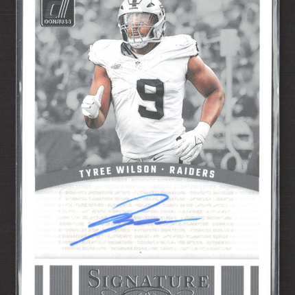 2024 Panini Donruss Signature Series Tyree Wilson #SSE-TWI auto