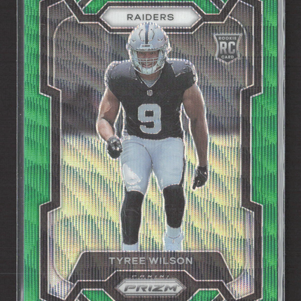 2023 Panini Prizm Tyree Wilson #363 Green RC