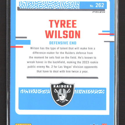 2023 Panini Donruss Optic Tyree Wilson #262 Purple Shock
