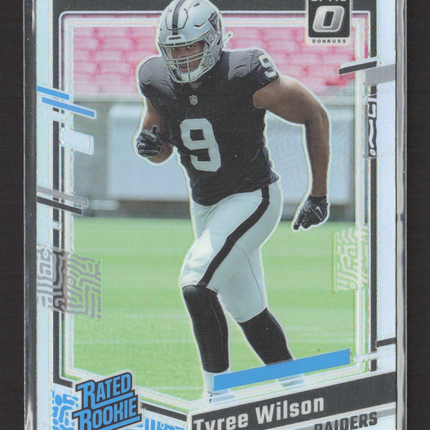 2023 Panini Donruss Optic Football Tyree Wilson #262 holo