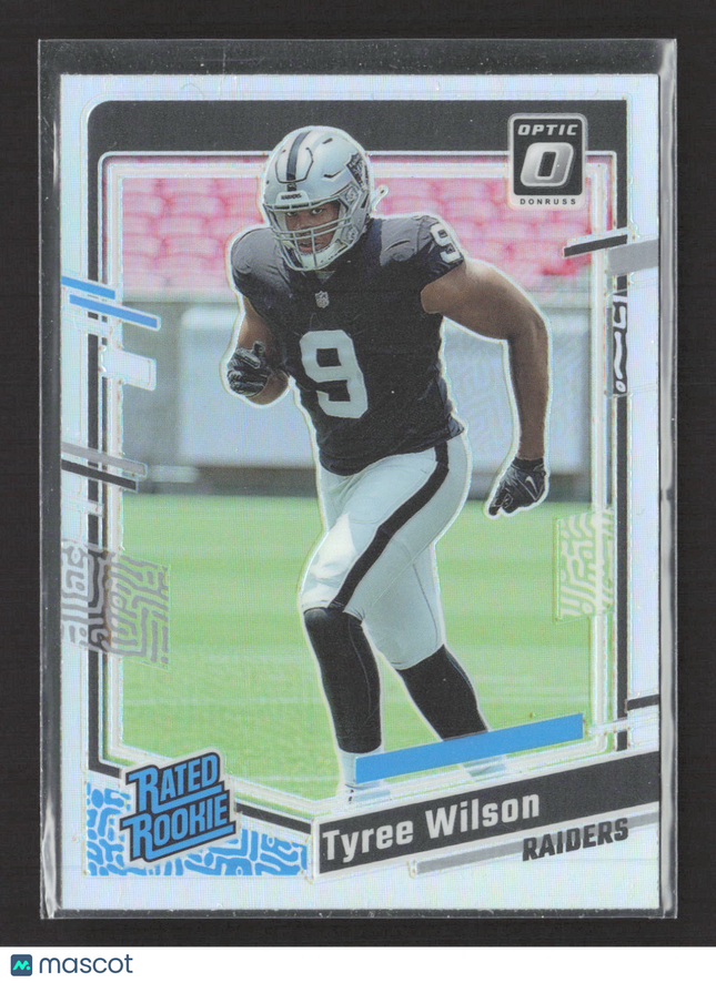 2023 Panini Donruss Optic Football Tyree Wilson #262 holo