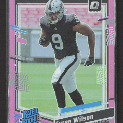 2023 Panini Donruss Optic Tyree Wilson #262 Pink