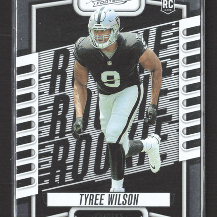 2023 Panini Absolute Football Tyree Wilson #105 RC