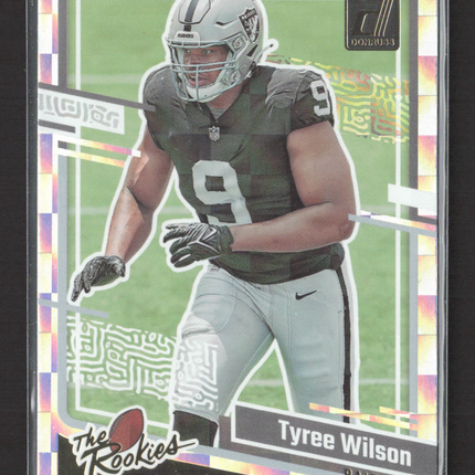 2023 Panini Donruss The Rookies Tyree Wilson #3 Mosaic