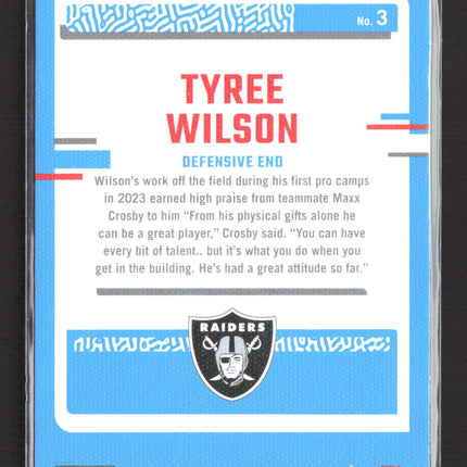 2023 Panini Donruss Tyree Wilson #3