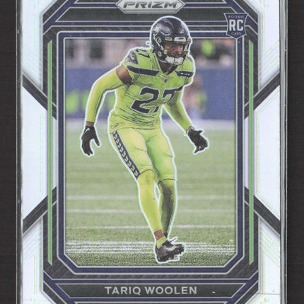 2023 Panini Prizm Tariq Woolen #349 RC silver
