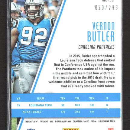 2016 Panini Phoenix Vernon Butler #165 Pink 023/299 RC