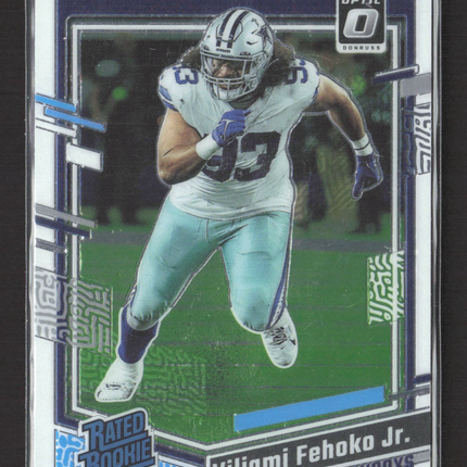 2023 Panini Donruss Optic Viliami Fehoko Jr. #229