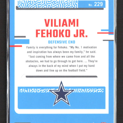2023 Panini Donruss Optic Viliami Fehoko Jr. #229