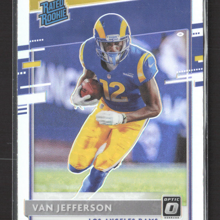 2020 Panini Donruss Optic Prizm Van Jefferson #176 holo