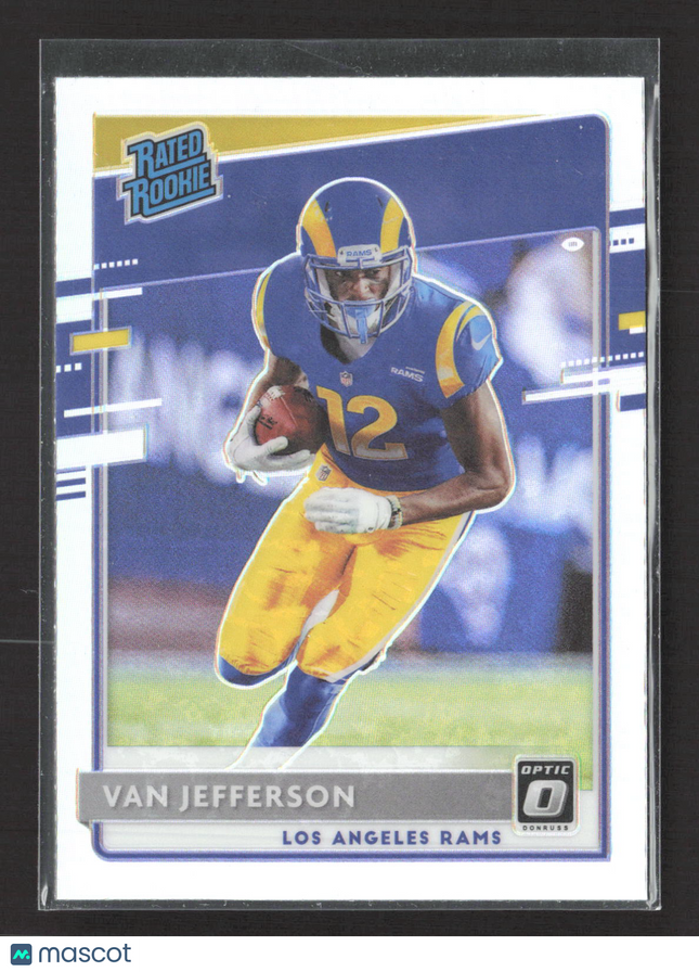 2020 Panini Donruss Optic Prizm Van Jefferson #176 holo