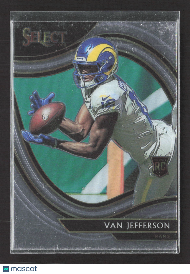 2021 Panini Select Football Van Jefferson #371 Field Level RC