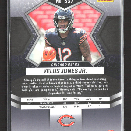 2022 Panini Mosaic Velus Jones Jr. #337 RC
