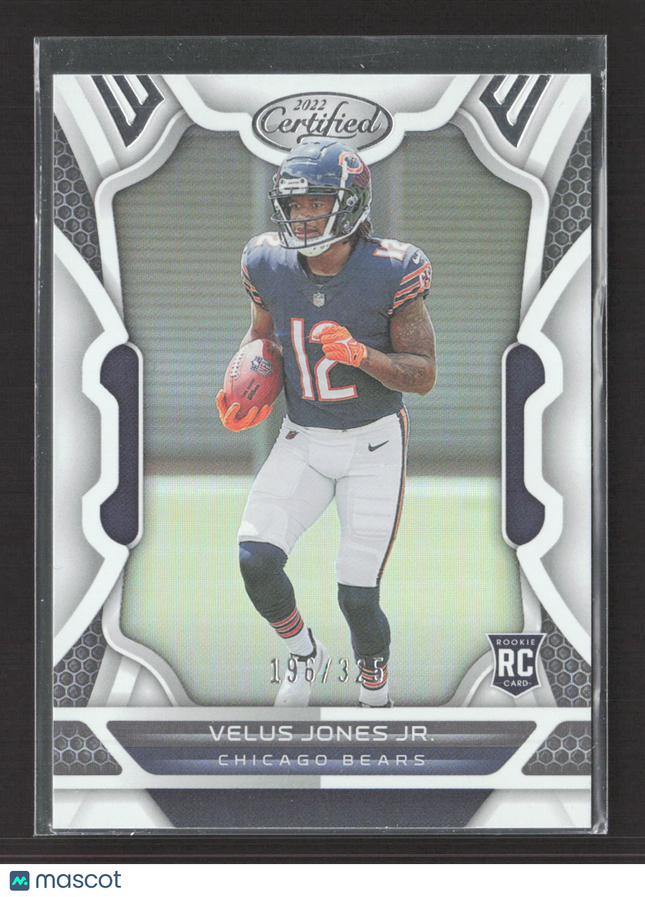 2022 Panini Certified Velus Jones Jr. #131 RC 196/325