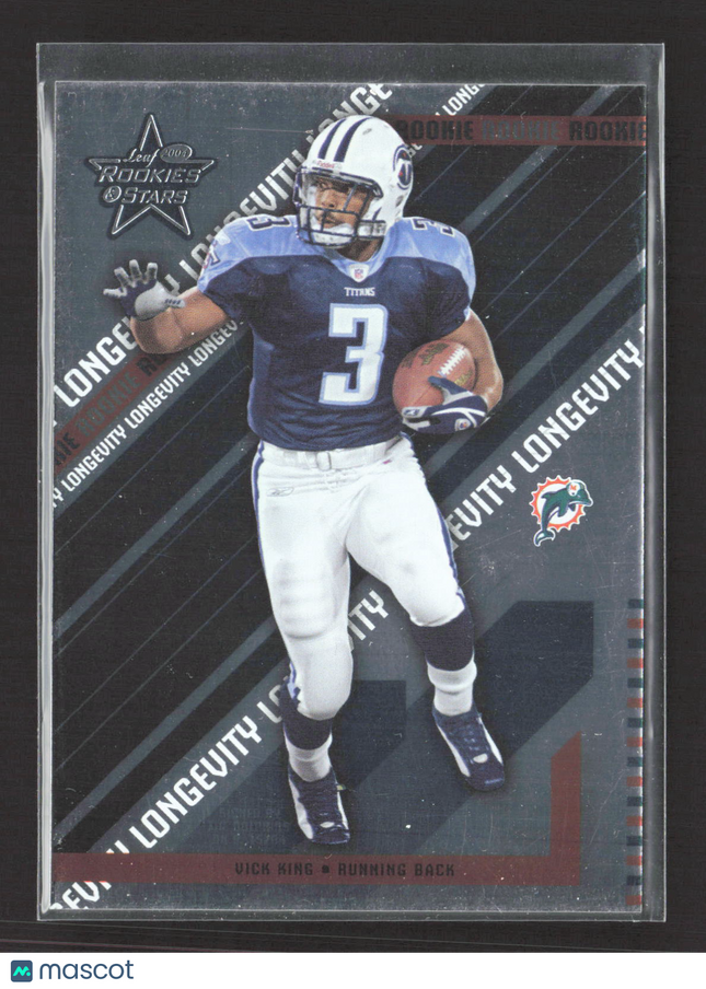 2004 Leaf Rookies & Stars Longevity Vick King #199
