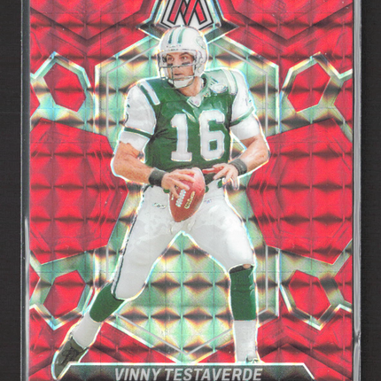 2024 Panini Mosaic Prizm Vinny Testaverde #243 Red
