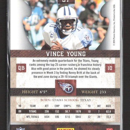 2010 Panini Plates & Patches Vince Young #97 /50