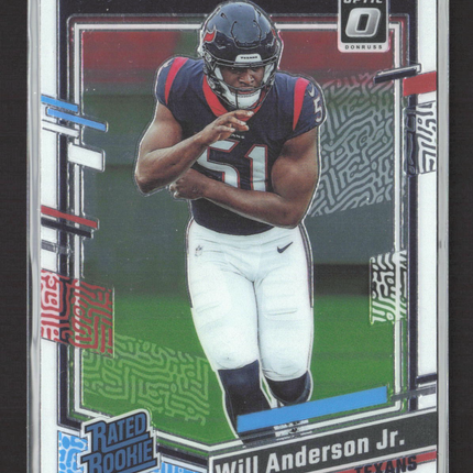 2023 Panini Donruss Optic Will Anderson Jr. #246